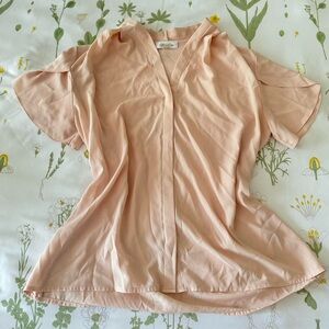 Calvin Klein Soft Peach Blouse